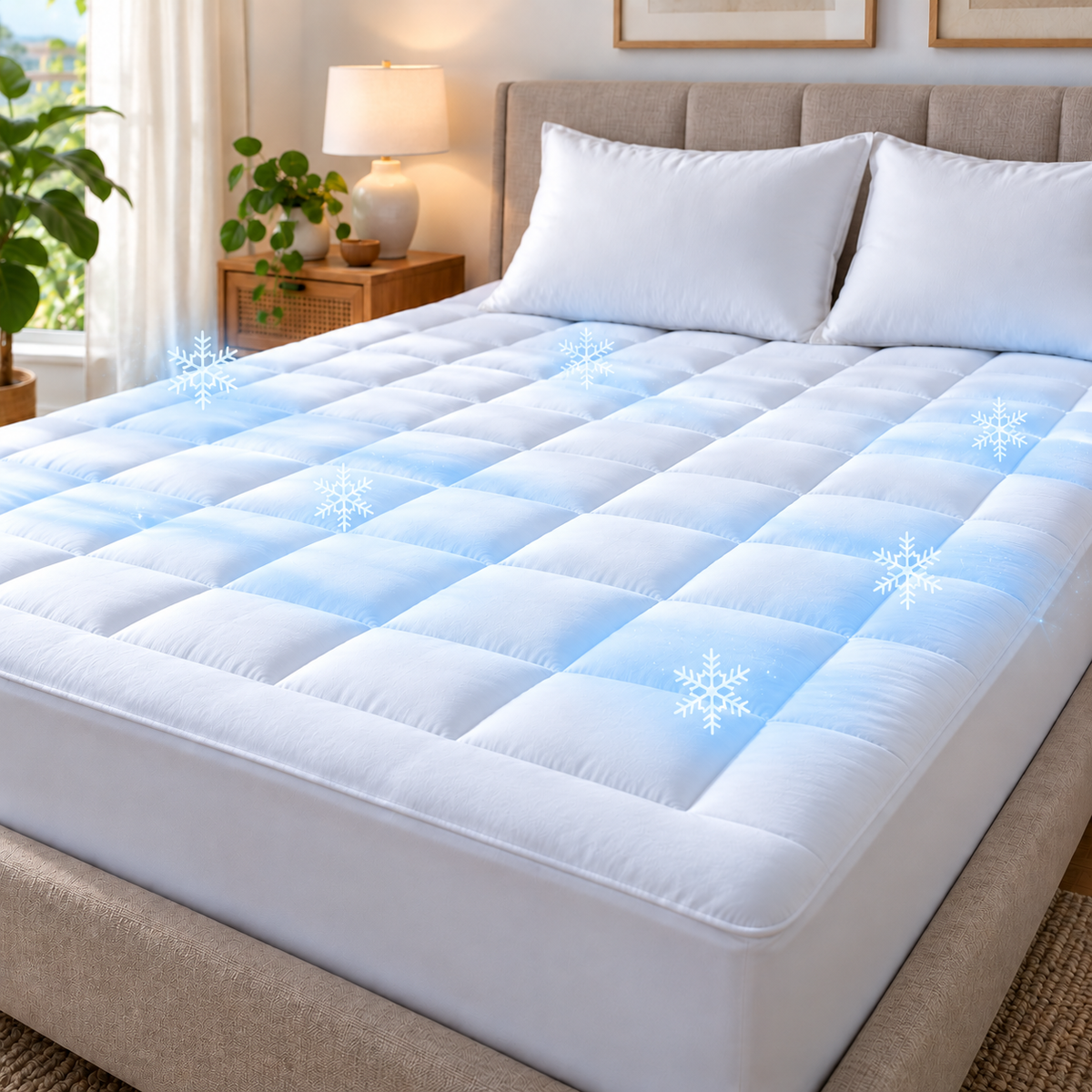 Cooling Calming Mattress Topper Pad