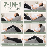 Adjustable Bed Wedge Ergonomical Support Pillow