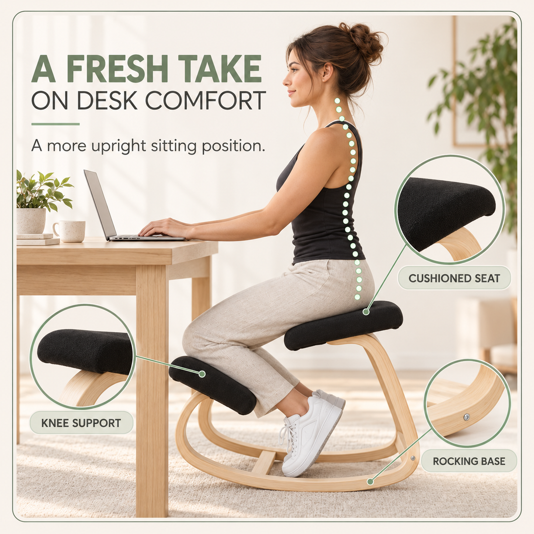 Ergonomic Posture Kneeling Chair