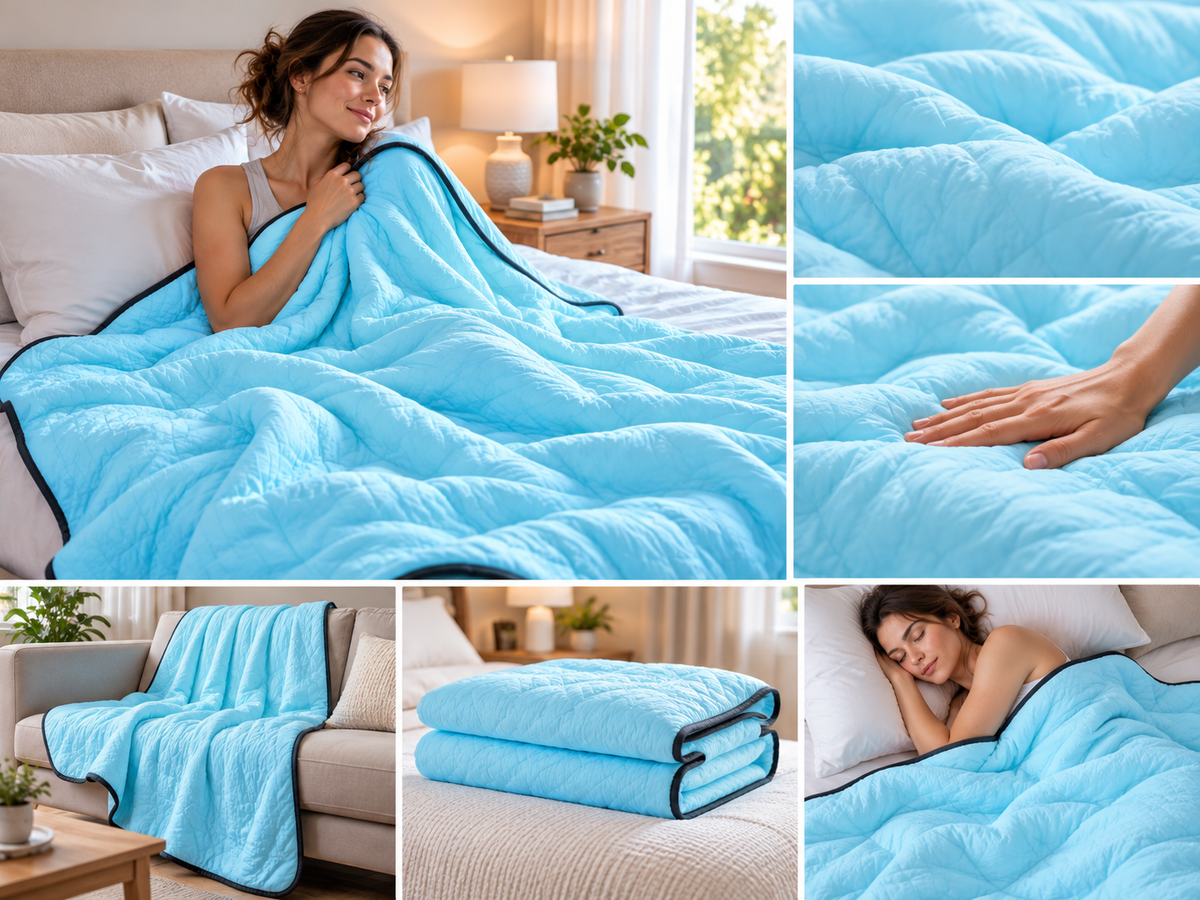 Ice Cooling Calming Blanket for Summer