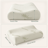 Ergonomic Bamboo Memory Foam Contour Pillow