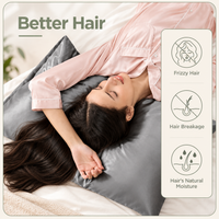 2 Pack Silk Pillowcase for Hair and Skin