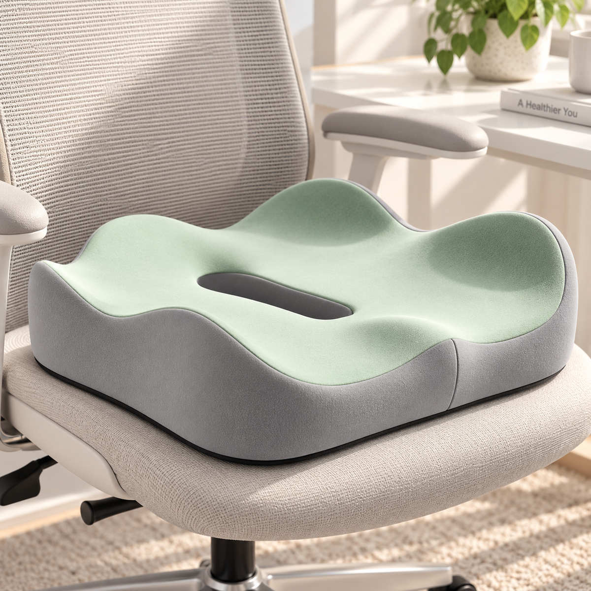 Ergonomic Memory Foam Seat Cushion