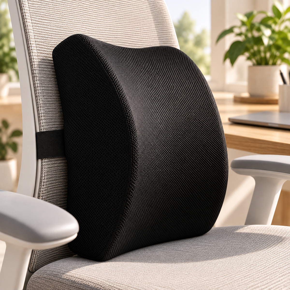 Memory Foam Lumbar Support Cushion