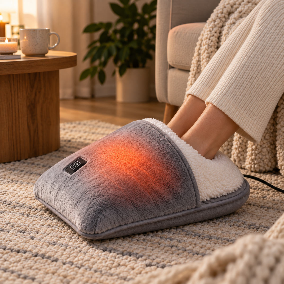 USB Heated Foot Warmer Pad