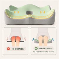 Ergonomic Memory Foam Seat Cushion