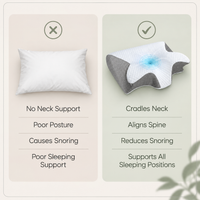 Butterfly Memory Foam Neck Pillow
