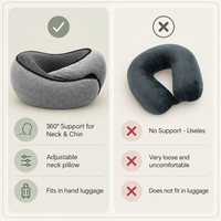 Memory Foam U Shaped Travel Pillow