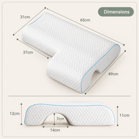 Memory Foam Couples Cuddle Pillow