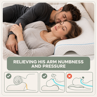 Memory Foam Couples Cuddle Pillow
