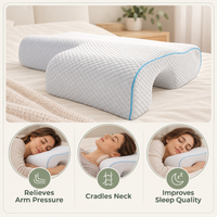 Memory Foam Couples Cuddle Pillow