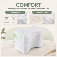 Memory Foam Knee Leg Pillow for Side Sleeping