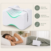 Memory Foam Knee Leg Pillow for Side Sleeping
