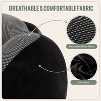 Hooded Memory Foam Travel Neck Pillow