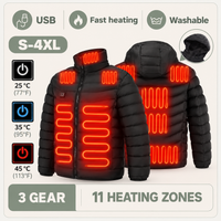 Men's USB Heated Puffer Jacket