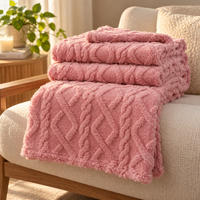 Lightweight Coral Fleece Blanket