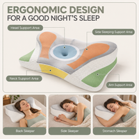 Ergonomic Contour Cervical Neck Pillow