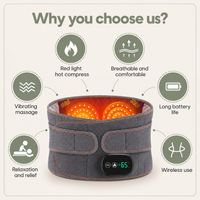Heated Lower Back Massage Brace