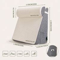 Ergonomic Memory Foam Wedge Pillow