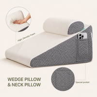 Ergonomic Memory Foam Wedge Pillow