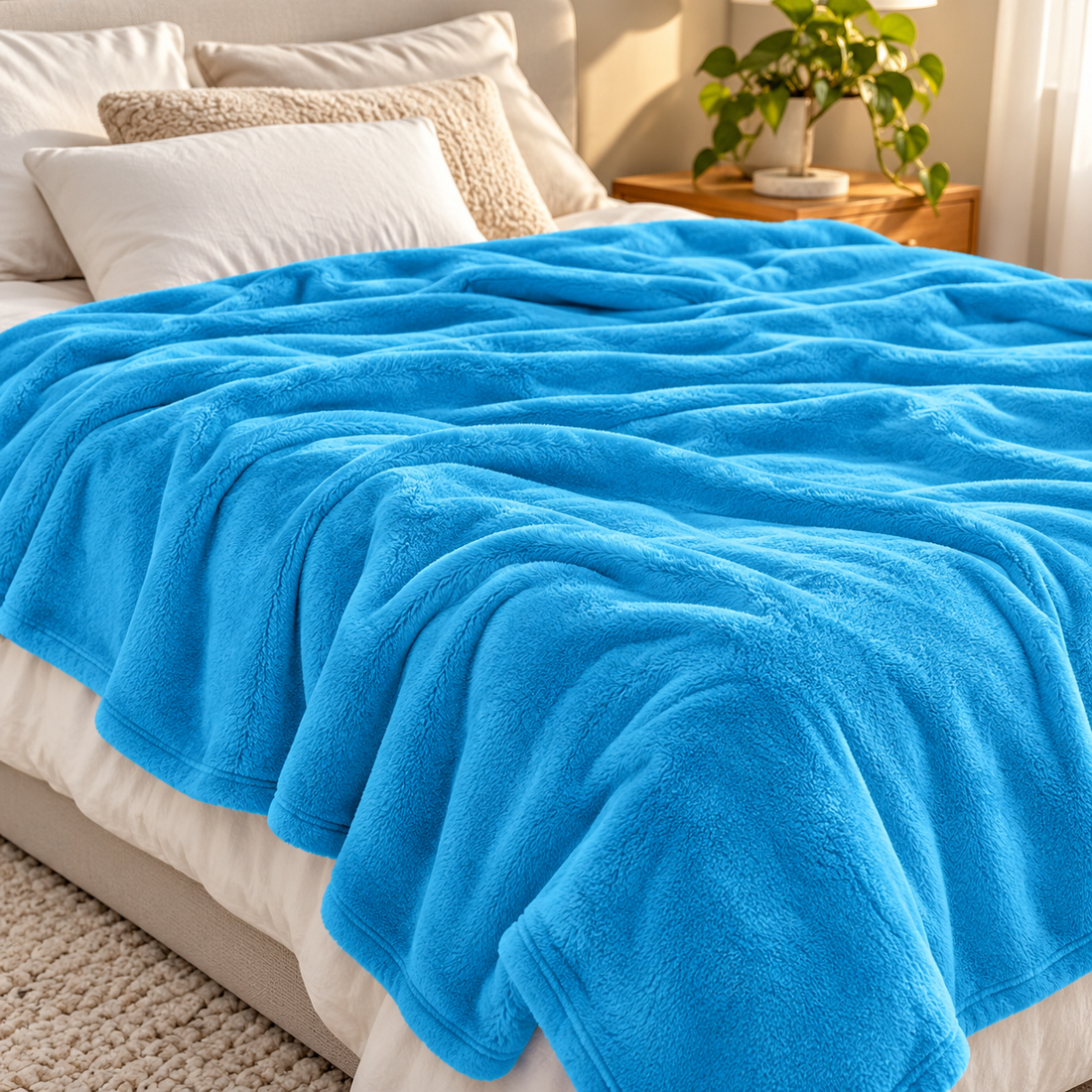Soft Luxury Fleece Throw Blanket