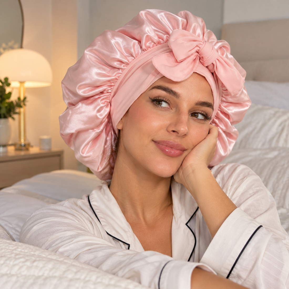 Silk Sleep Hair Bonnet