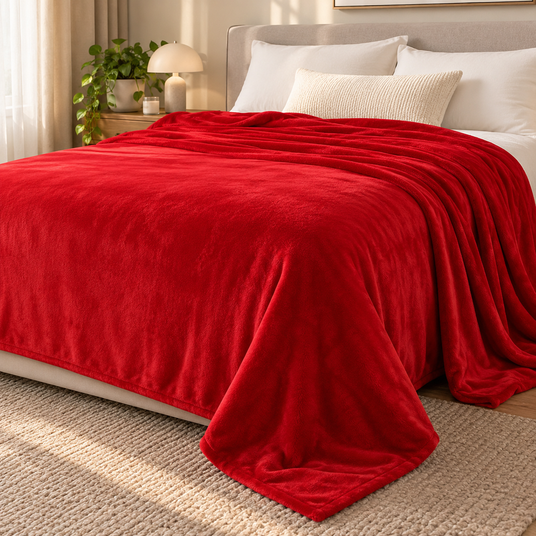 Soft Luxury Fleece Throw Blanket