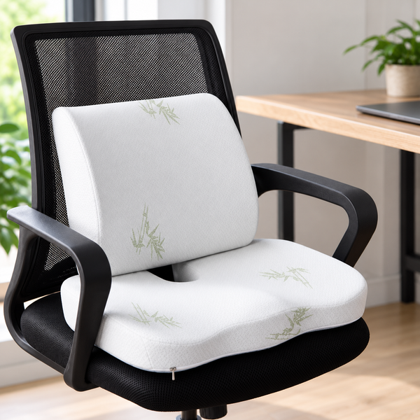 Ergonomic Memory Foam Back Seat Cushion