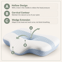 Orthopaedic Cervical Cooling Memory Foam Pillow