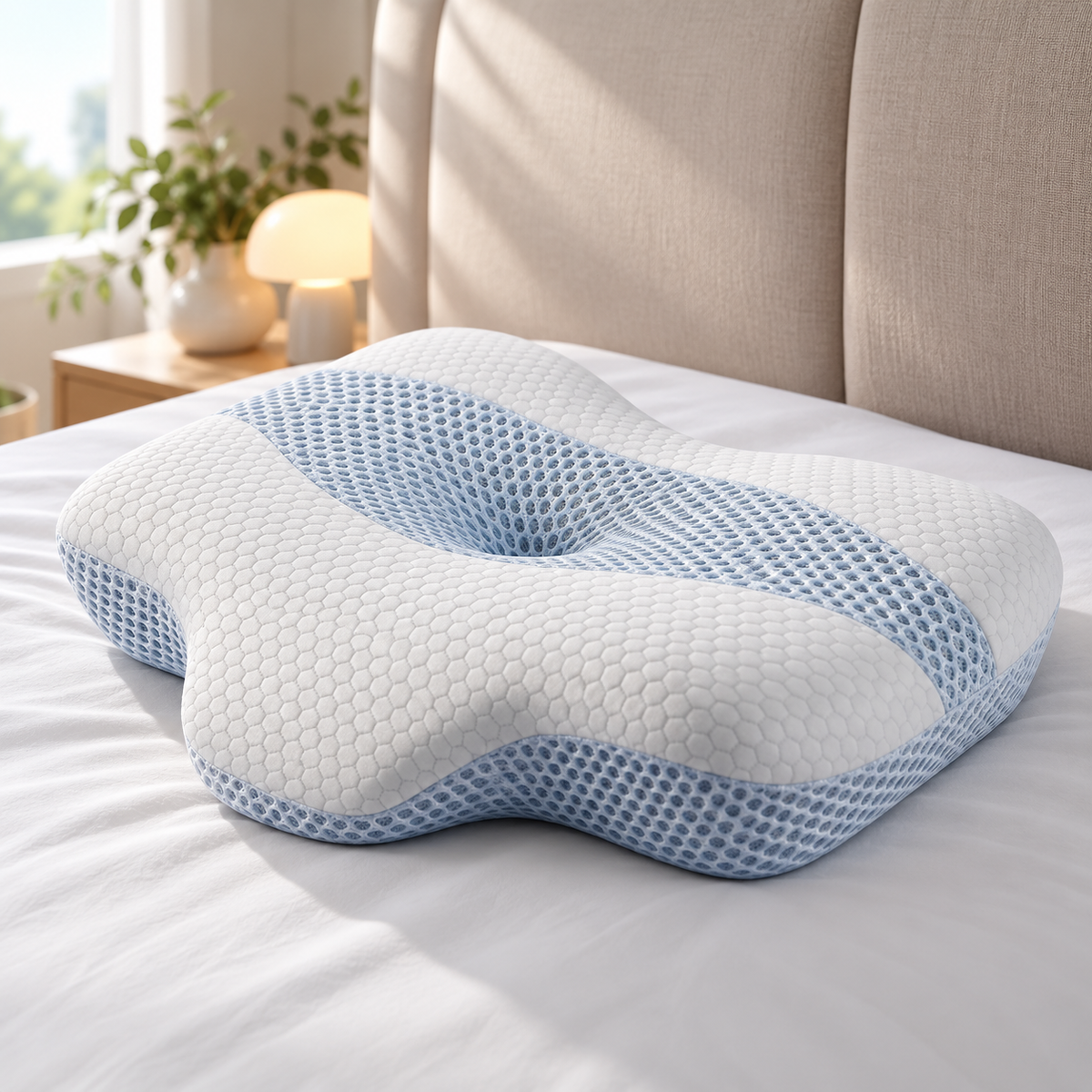 Orthopaedic Cervical Cooling Memory Foam Pillow