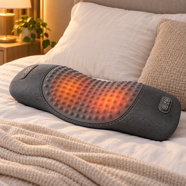 3-in-1 Lumbar Massage Support Pillow