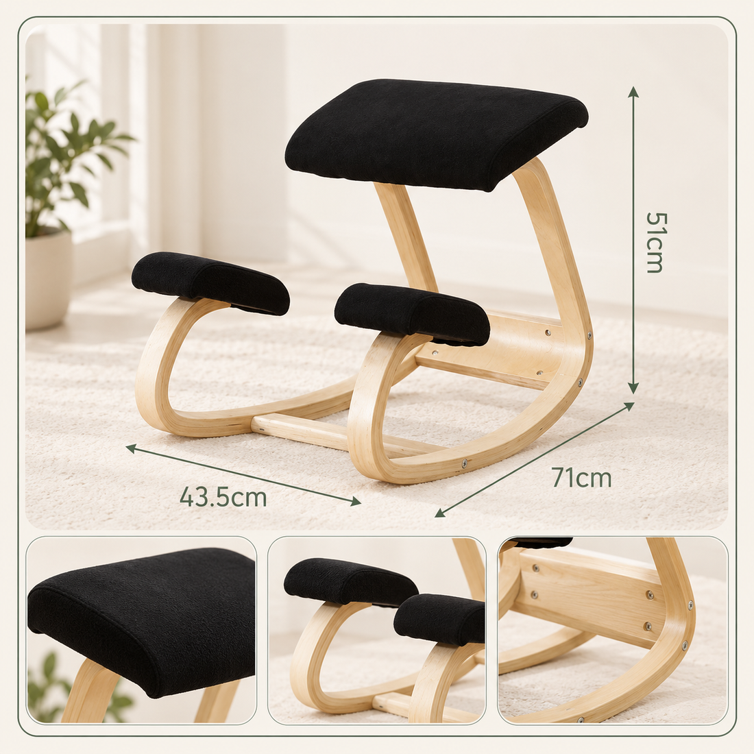 Ergonomic Posture Kneeling Chair