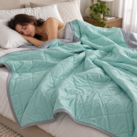 Breathable Cooling Summer Quilt Blanket for Summer