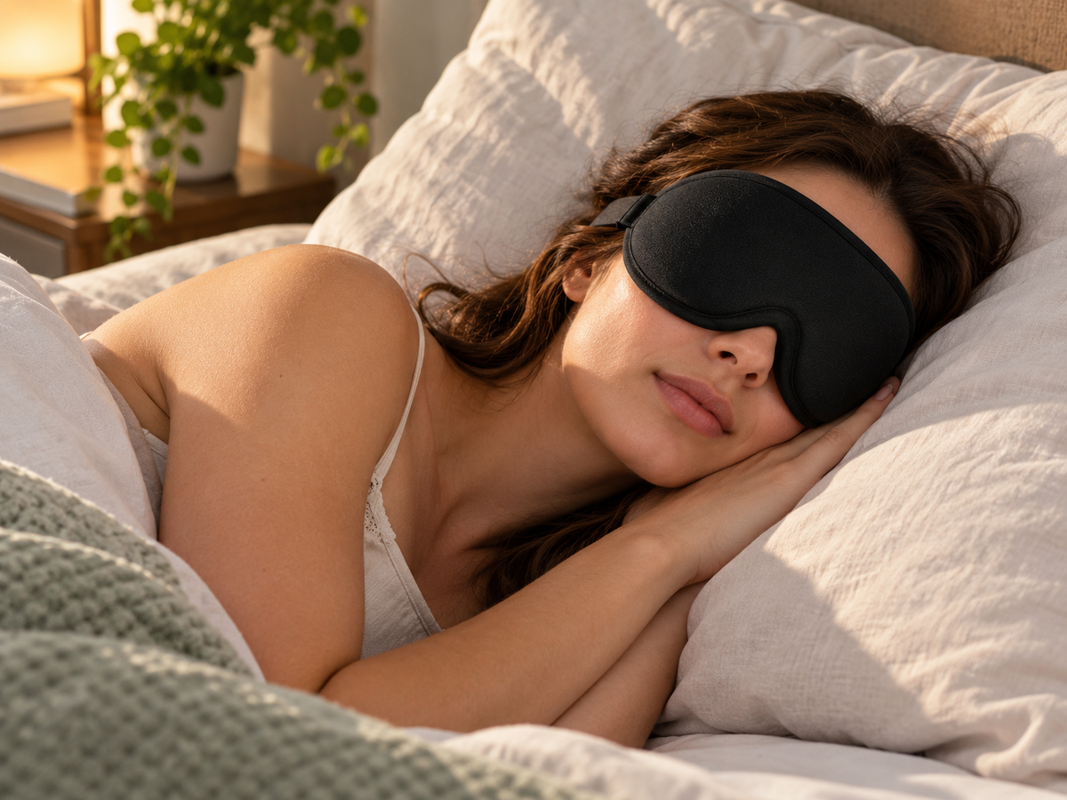 2 Pack of 3D Contoured Sleep Eye Masks