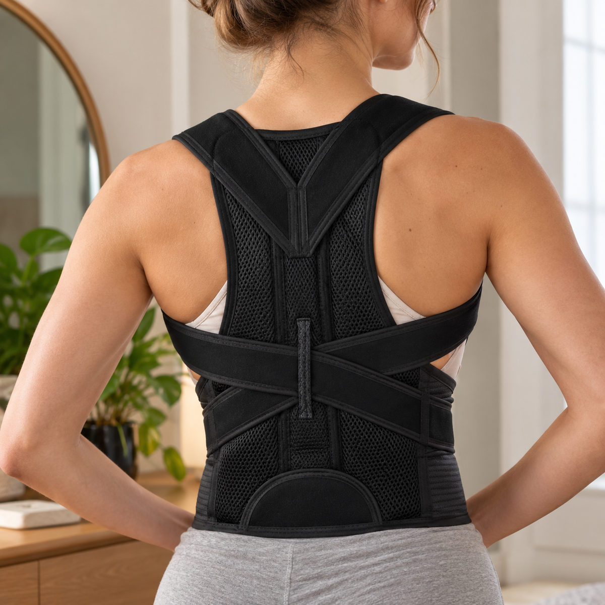 Ergonomic Lumbar Back Support Brace