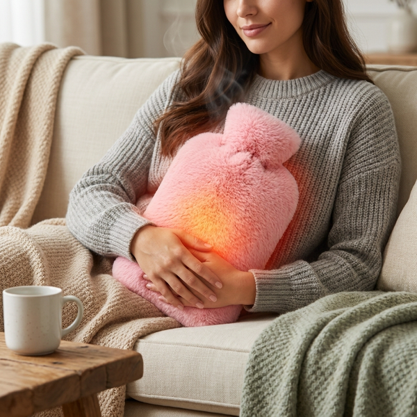 Fluffy Hot Water Bottle